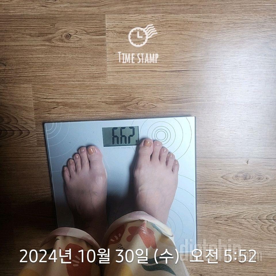 7일 아침 몸무게 재기299일차 성공!