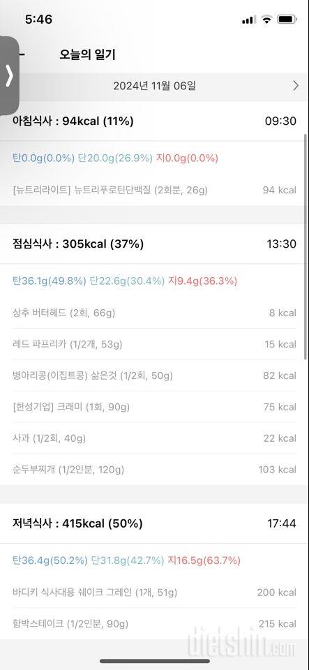 30일 밀가루 끊기32일차 성공!