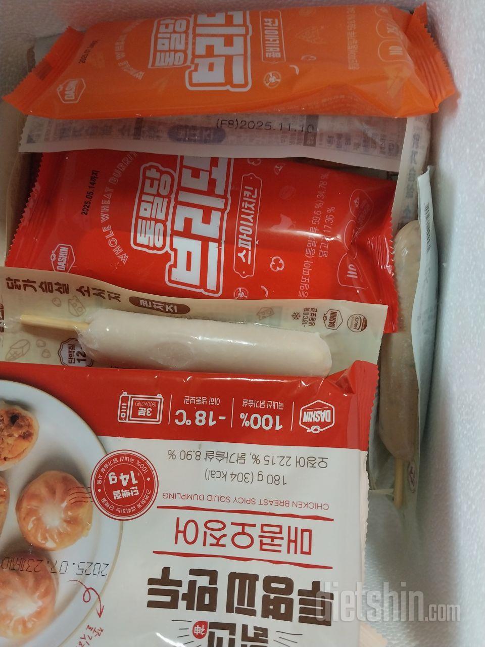 오징어맛 안나고 매운맛만나요 시킨것중