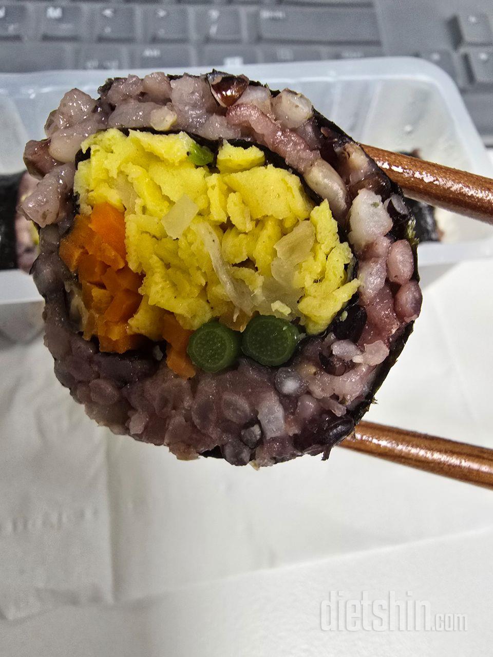 다이어트용 김밥이라는게 믿겨지지 않을