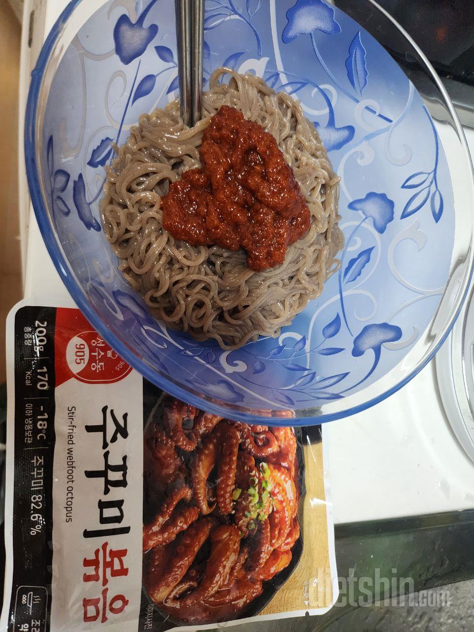 쭈꾸미+비빔냉면 이조합으로 매주 행복