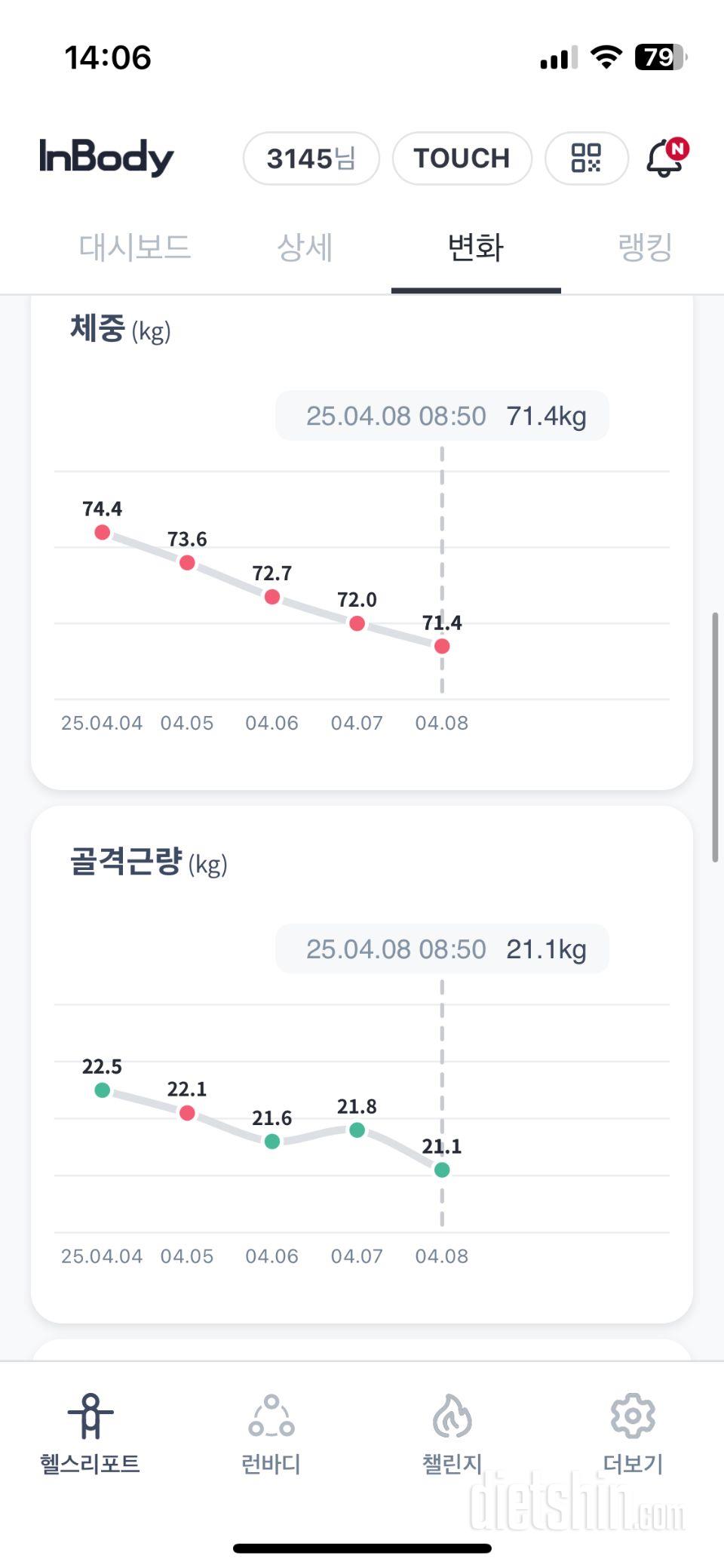 식단 프로그램을 보고 바로 주문했습니
