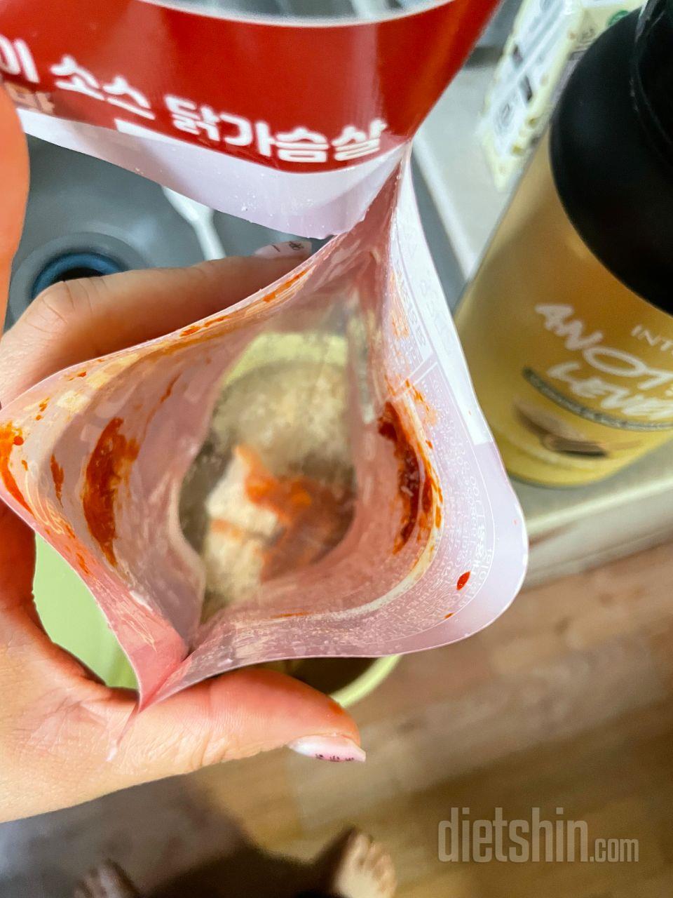 늘 시켜먹던 제품인데 갑자기 소스가