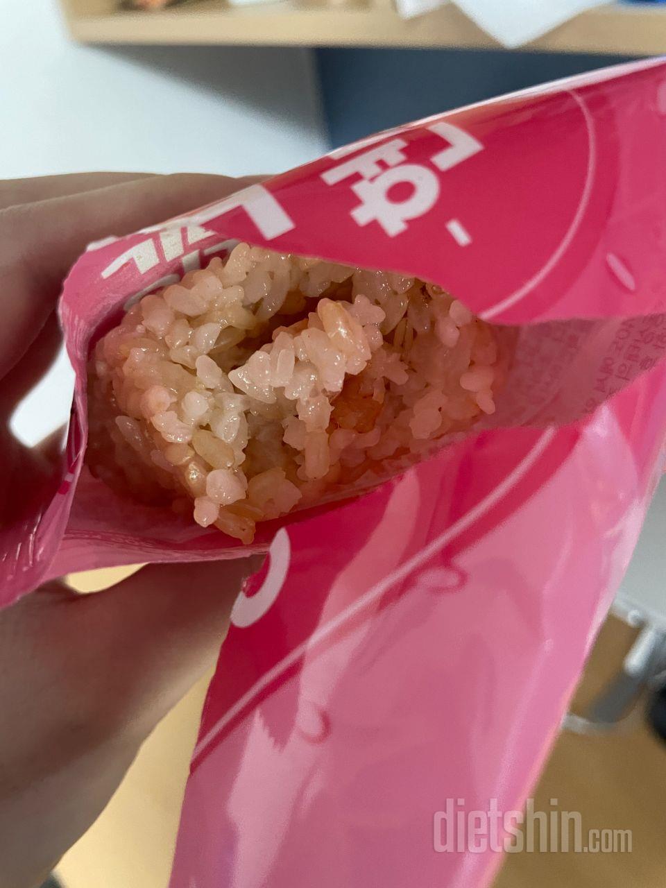 현미밥 주먹밥으로 식단을 구성한 후