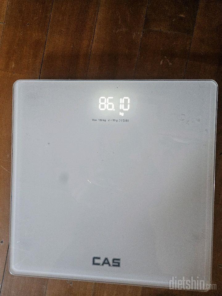 7일 아침 몸무게 재기1일차 성공!
