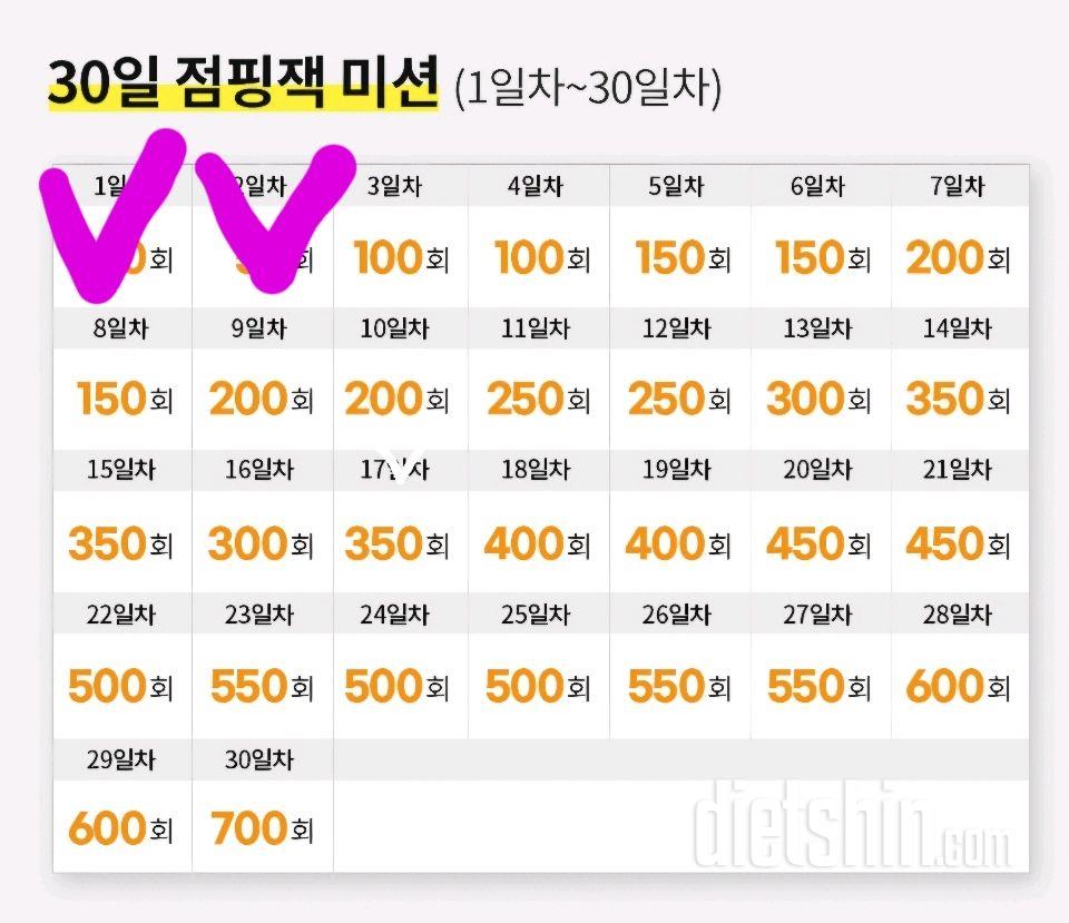 30일 점핑잭2일차 성공!