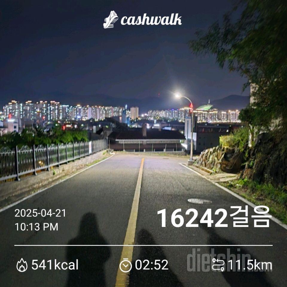 30일 만보 걷기16일차 성공!