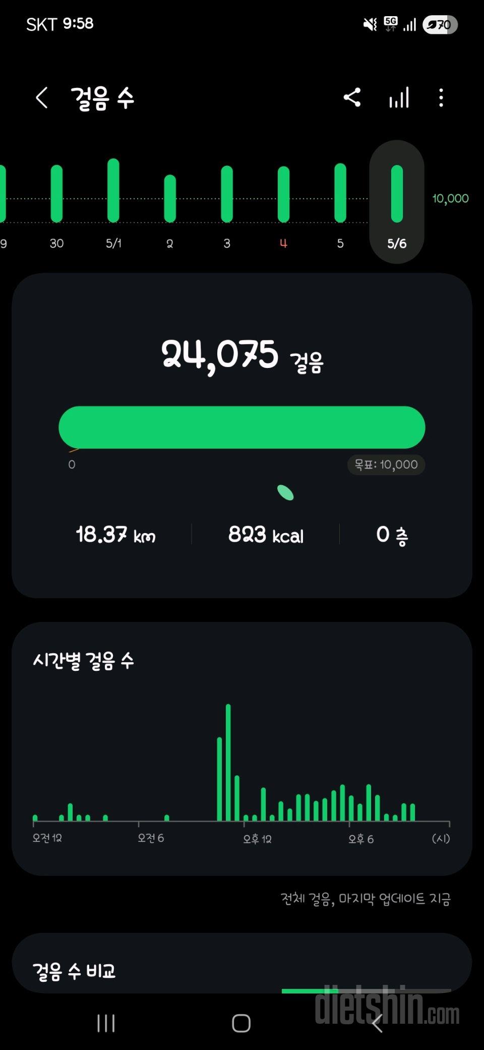 30일 만보 걷기20일차 성공!