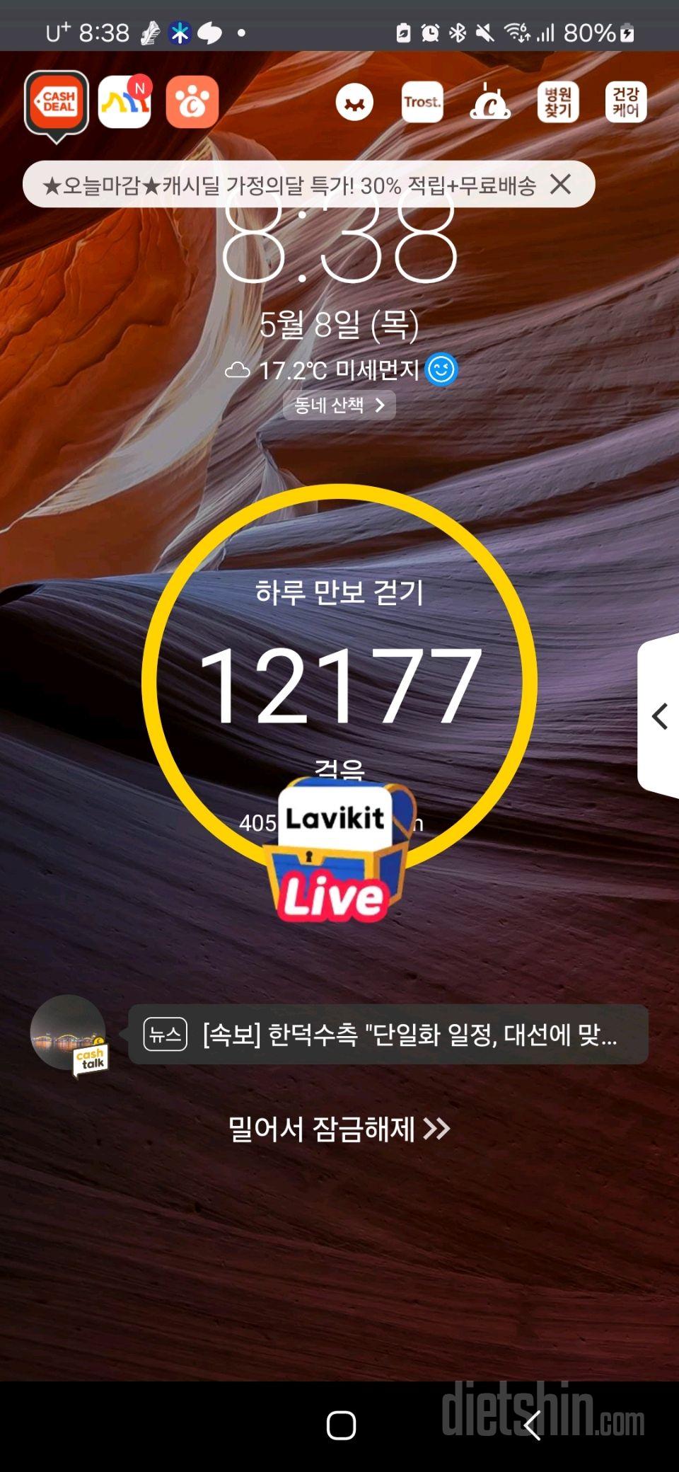 30일 만보 걷기50일차 성공!