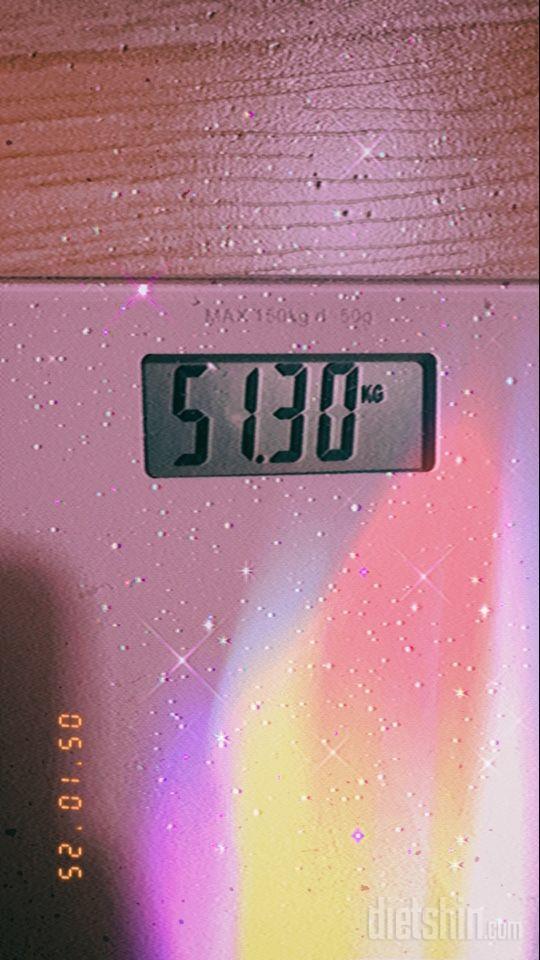 1키로 빼고 50키로 🎉🎊