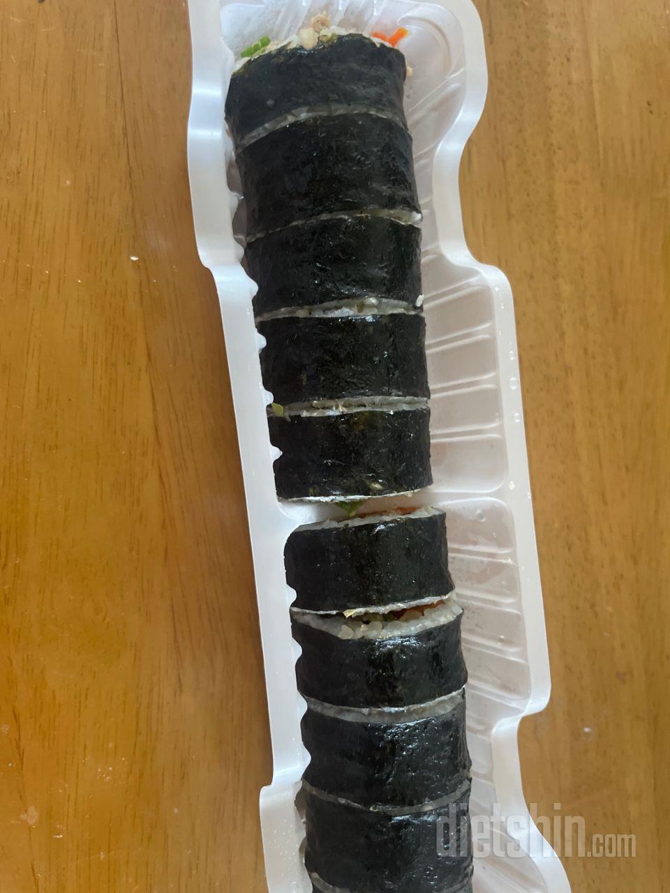 평소 김밥 좋아하는데 탄수화물이 너무