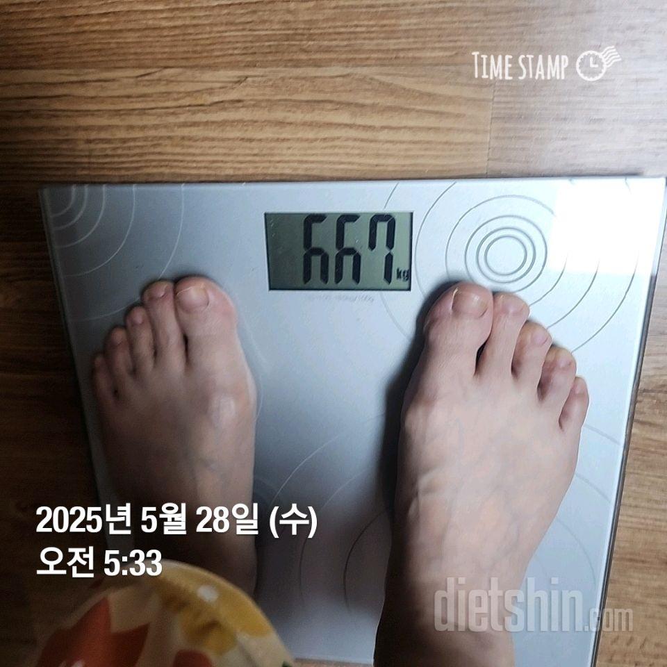 7일 아침 몸무게 재기437일차 성공!