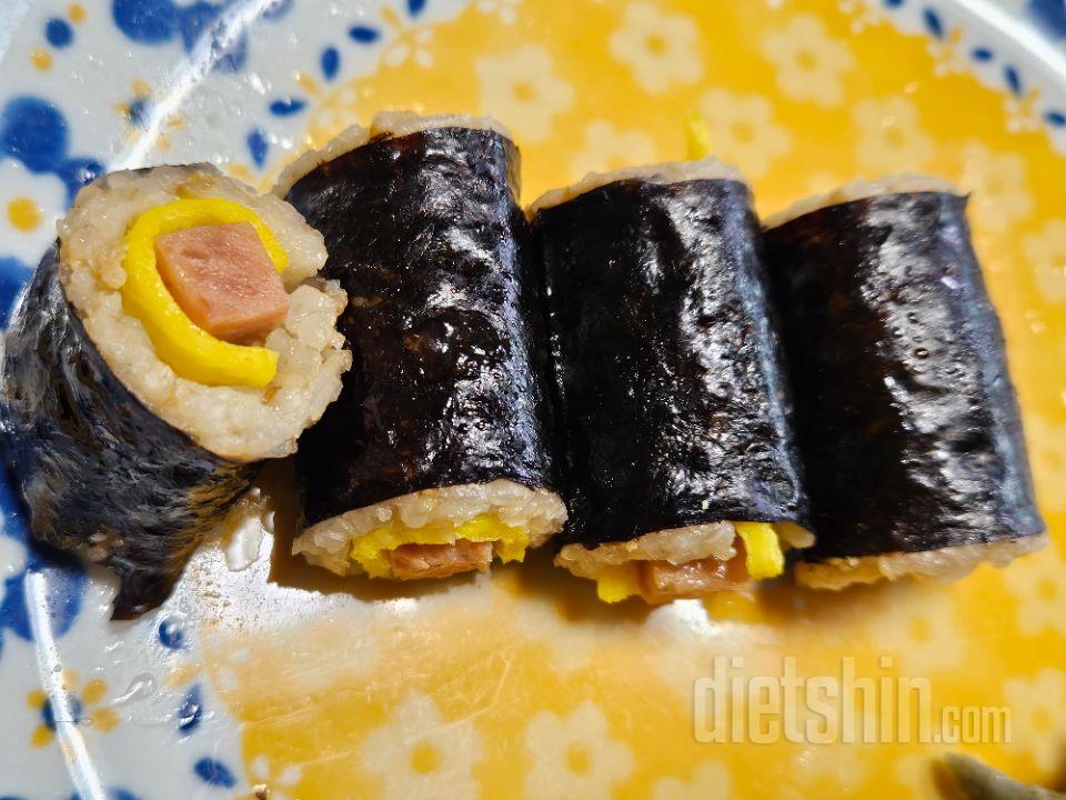 김밥먹고싶을때 다이어트 중이지만 먹을
