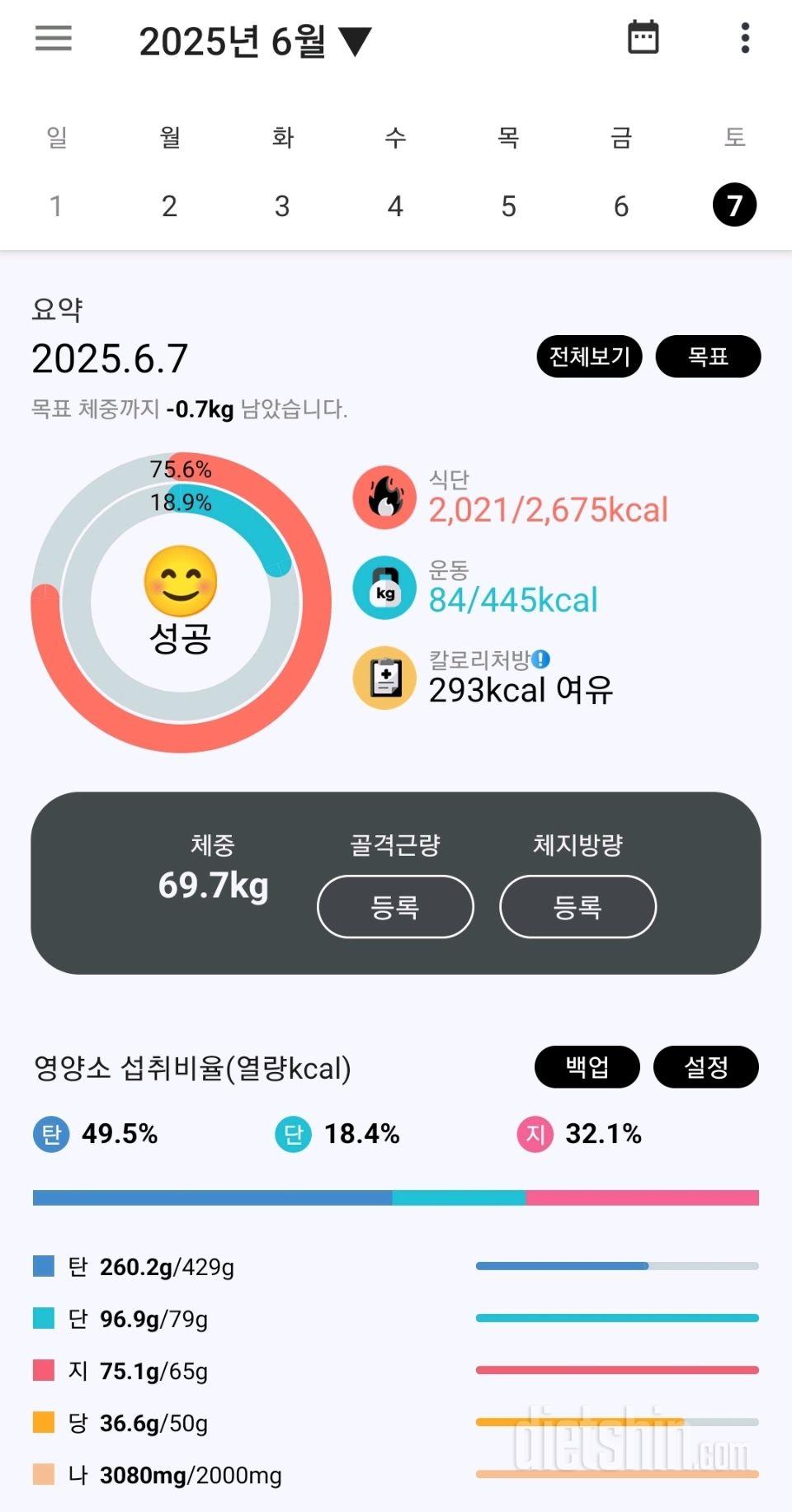 2025년 6월 7일 유지어트 일기
