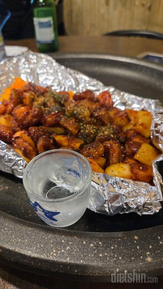 양념막창에 소주
