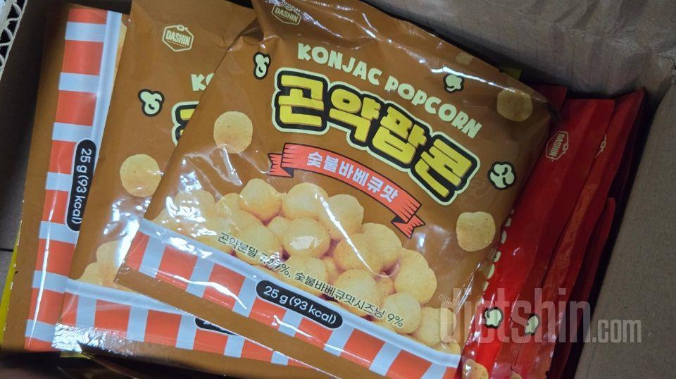 🍿 다신샵 곤약팝콘 숯불바베큐맛 리
