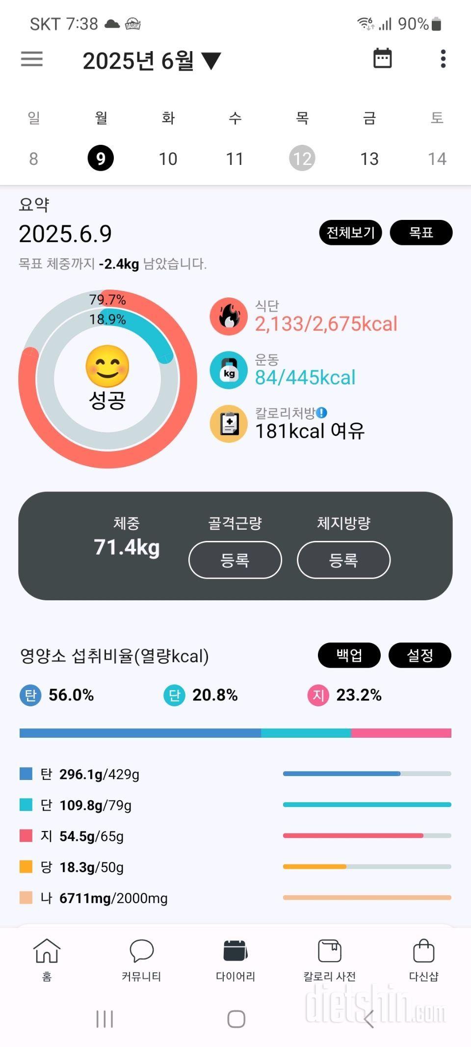2025년 6월 9~11일 유지어트 일기