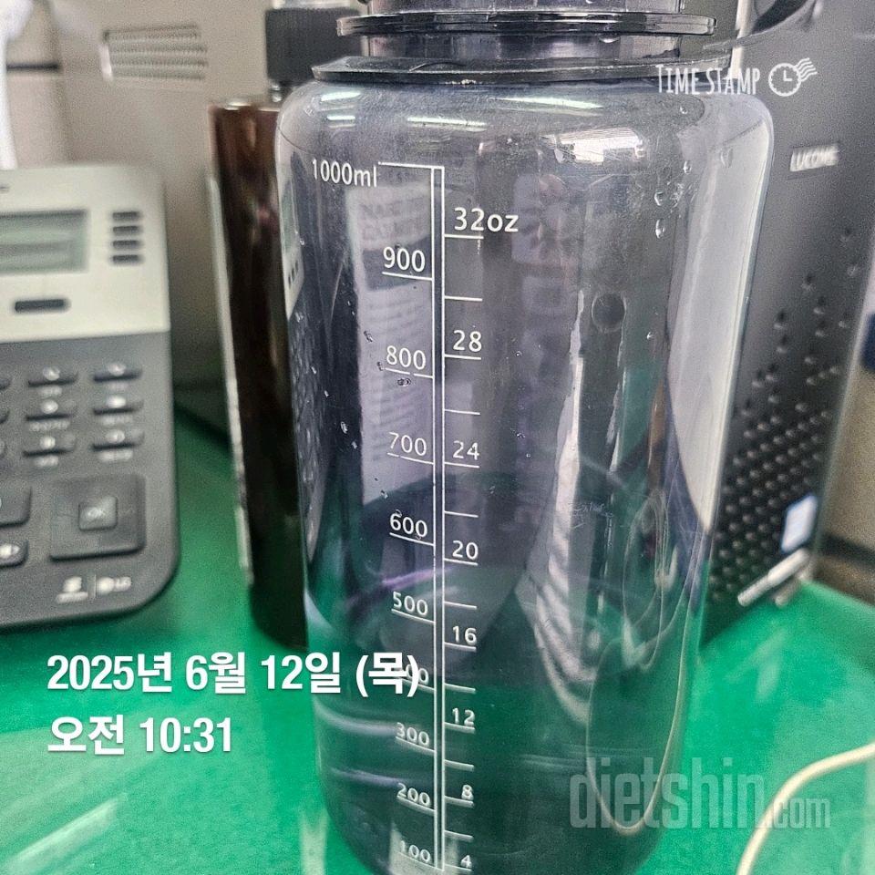 30일 하루 2L 물마시기32일차 성공!