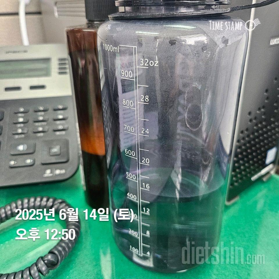 30일 하루 2L 물마시기34일차 성공!