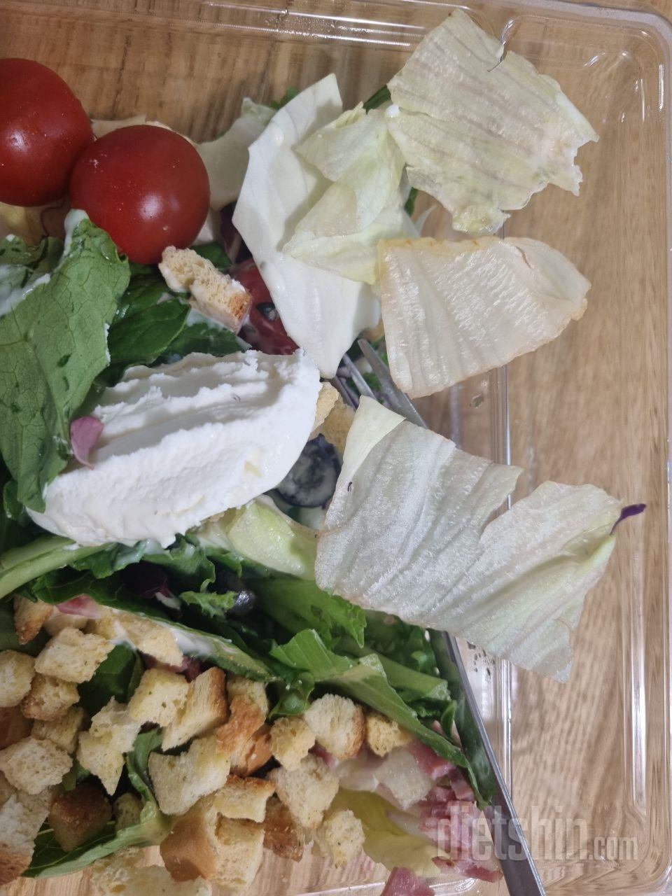 첫주문인데..야채가 신선하진 않네요.