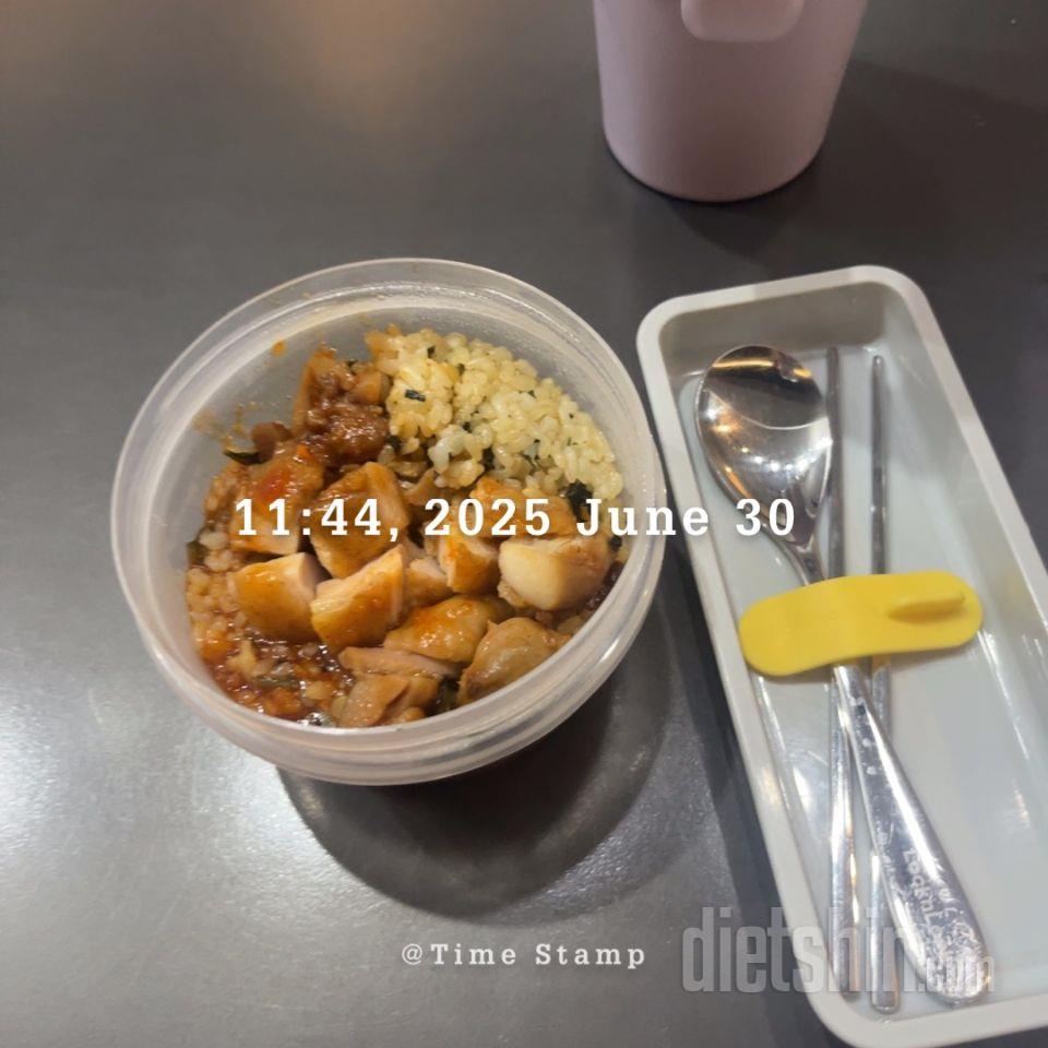 점심에 항상 스팀 닭가슴살이랑 오트밀