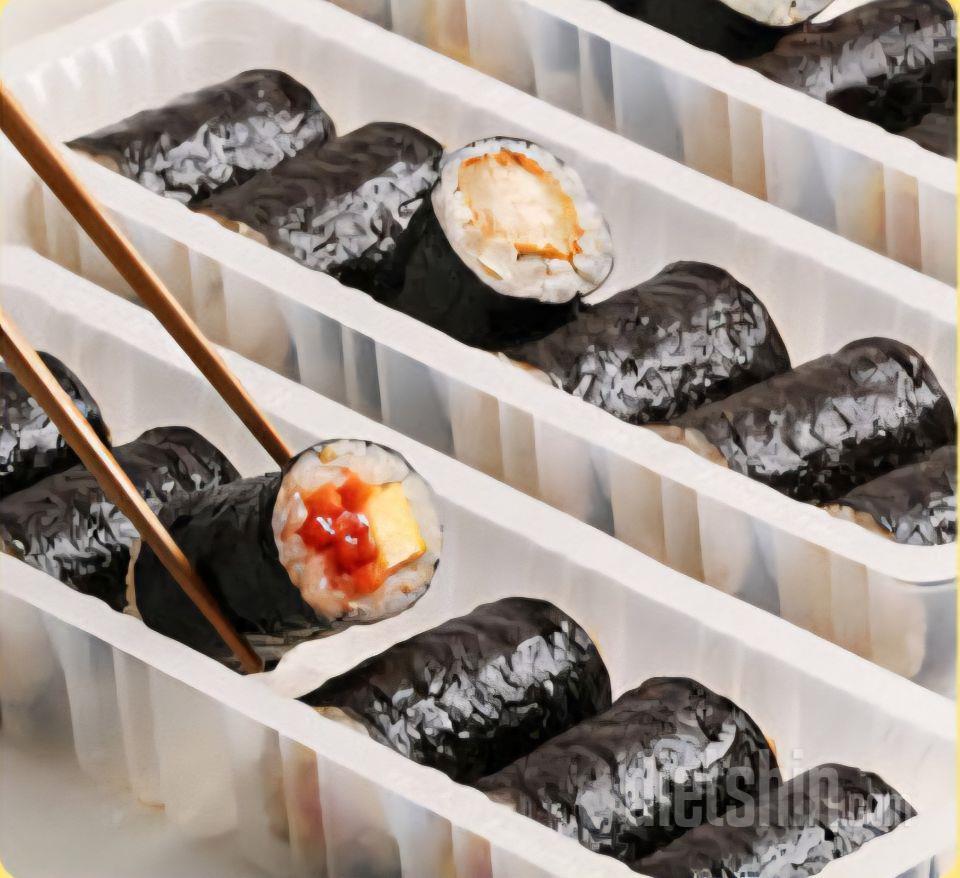 다신샵 일반김밥보다 덜 맛있어요
일반