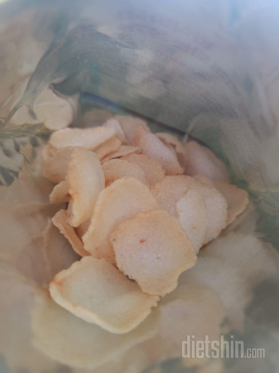 카사바칩, 콘칩 둘 다 다이어트시 입