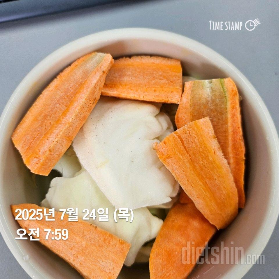 7일 하루 1끼 야채먹기54일차 성공!