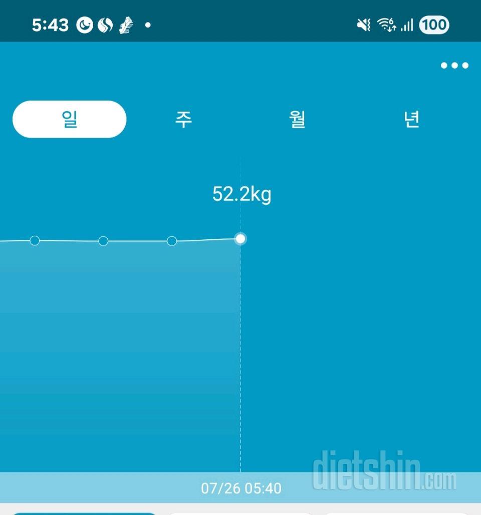 7일 아침 몸무게 재기10일차 성공!