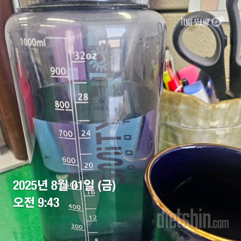 30일 하루 2L 물마시기46일차 성공!