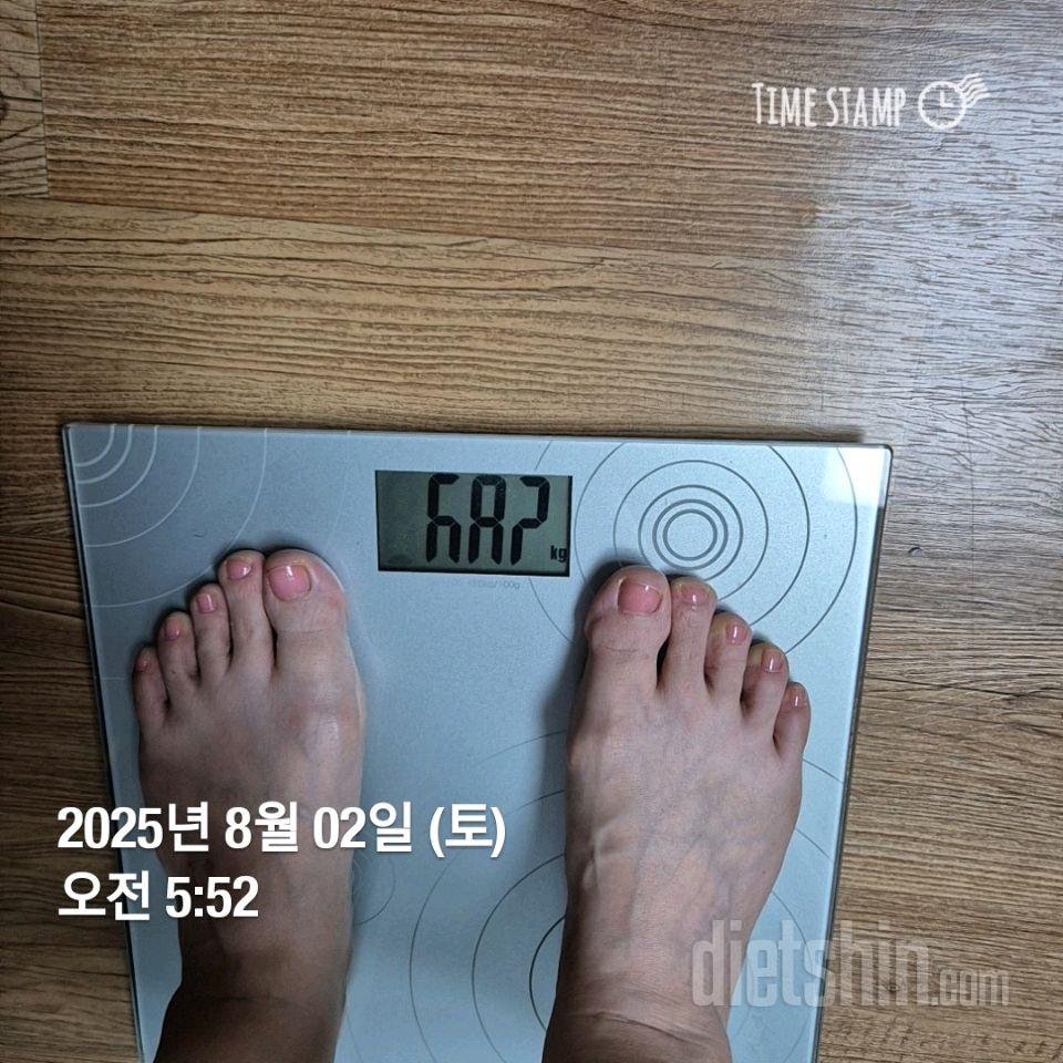 7일 아침 몸무게 재기484일차 성공!