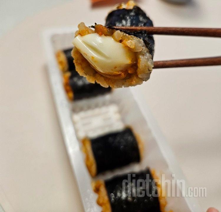 김치치즈 꼬마김밥 맛있어요 꼭꼭 주문