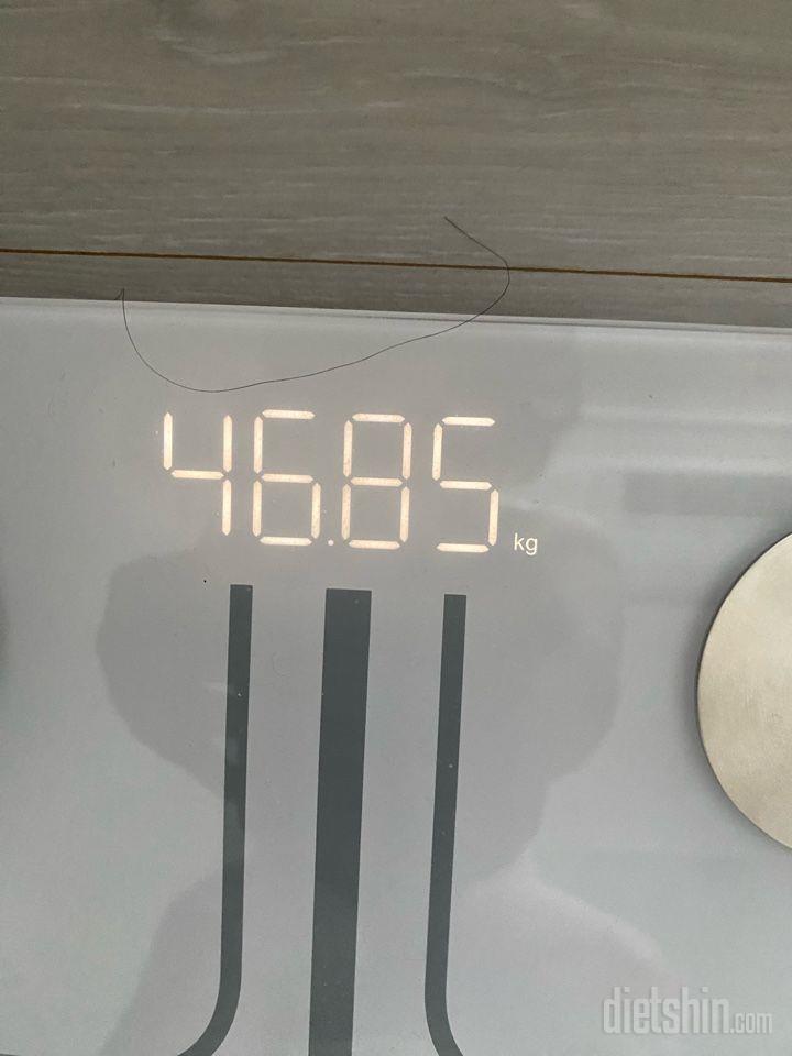 7일 아침 몸무게 재기92일차 성공!