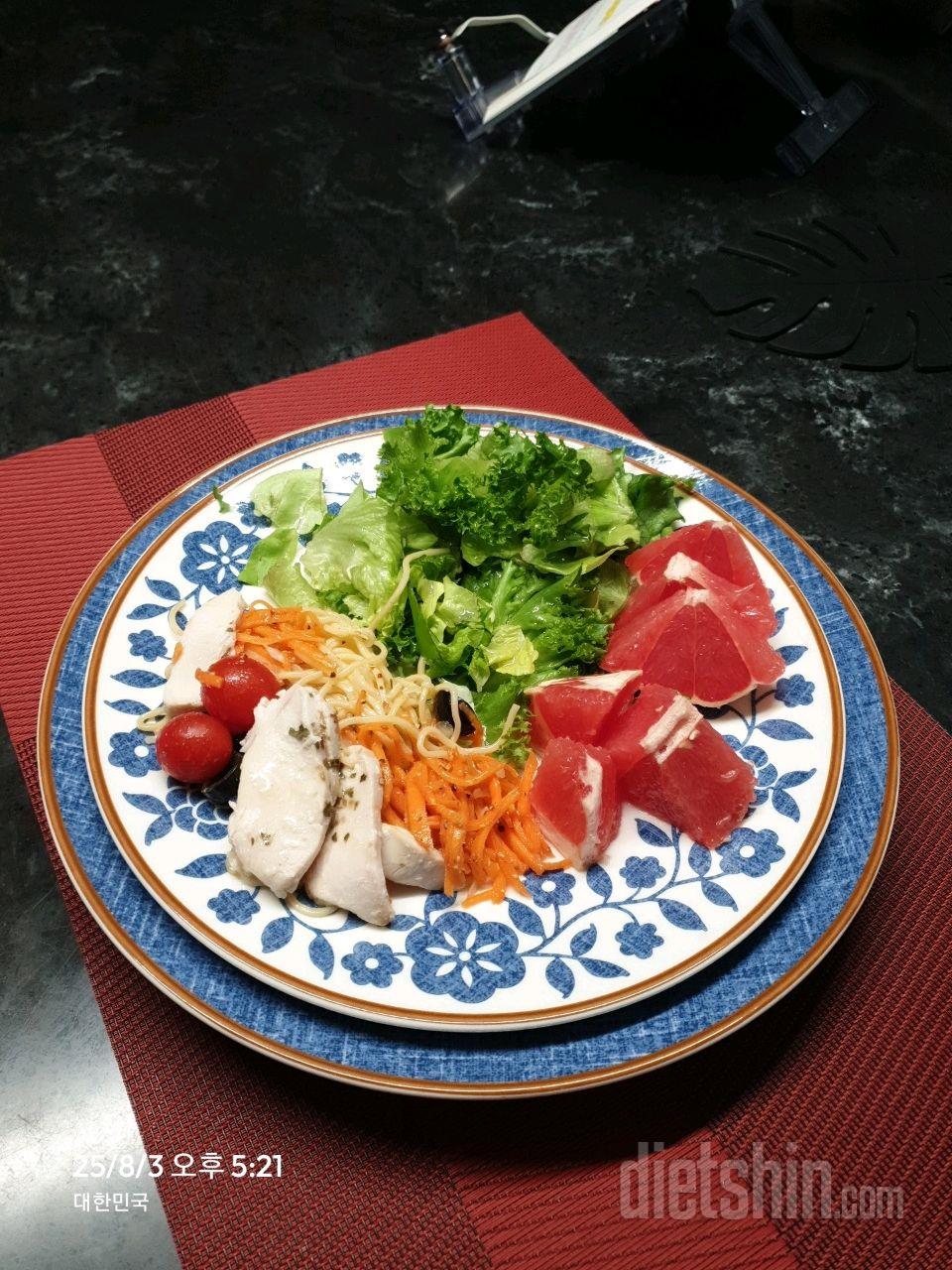 7일 하루 1끼 야채먹기 1일차 성공!