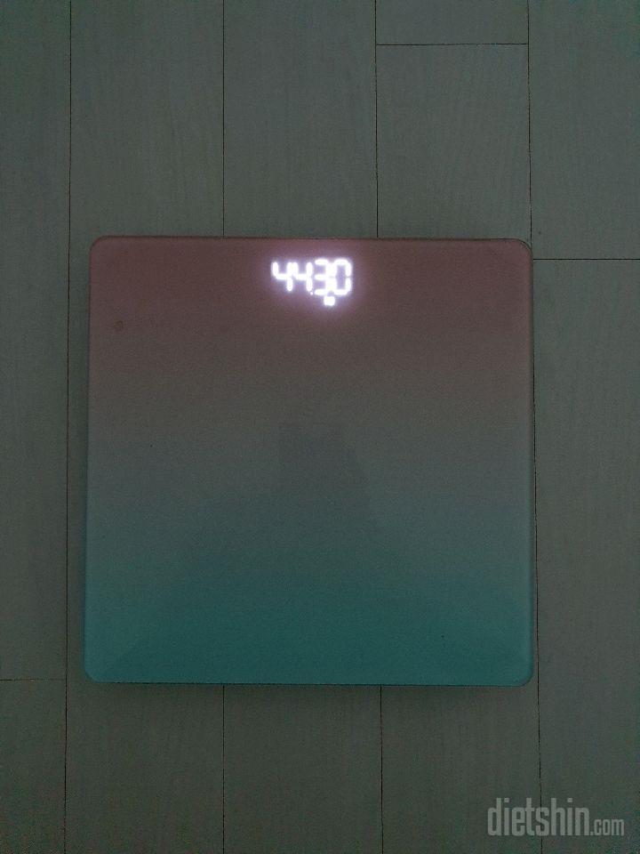 7일 아침 몸무게 재기 1일차 성공!