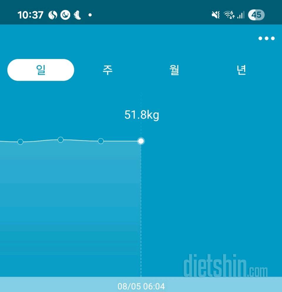 7일 아침 몸무게 재기13일차 성공!