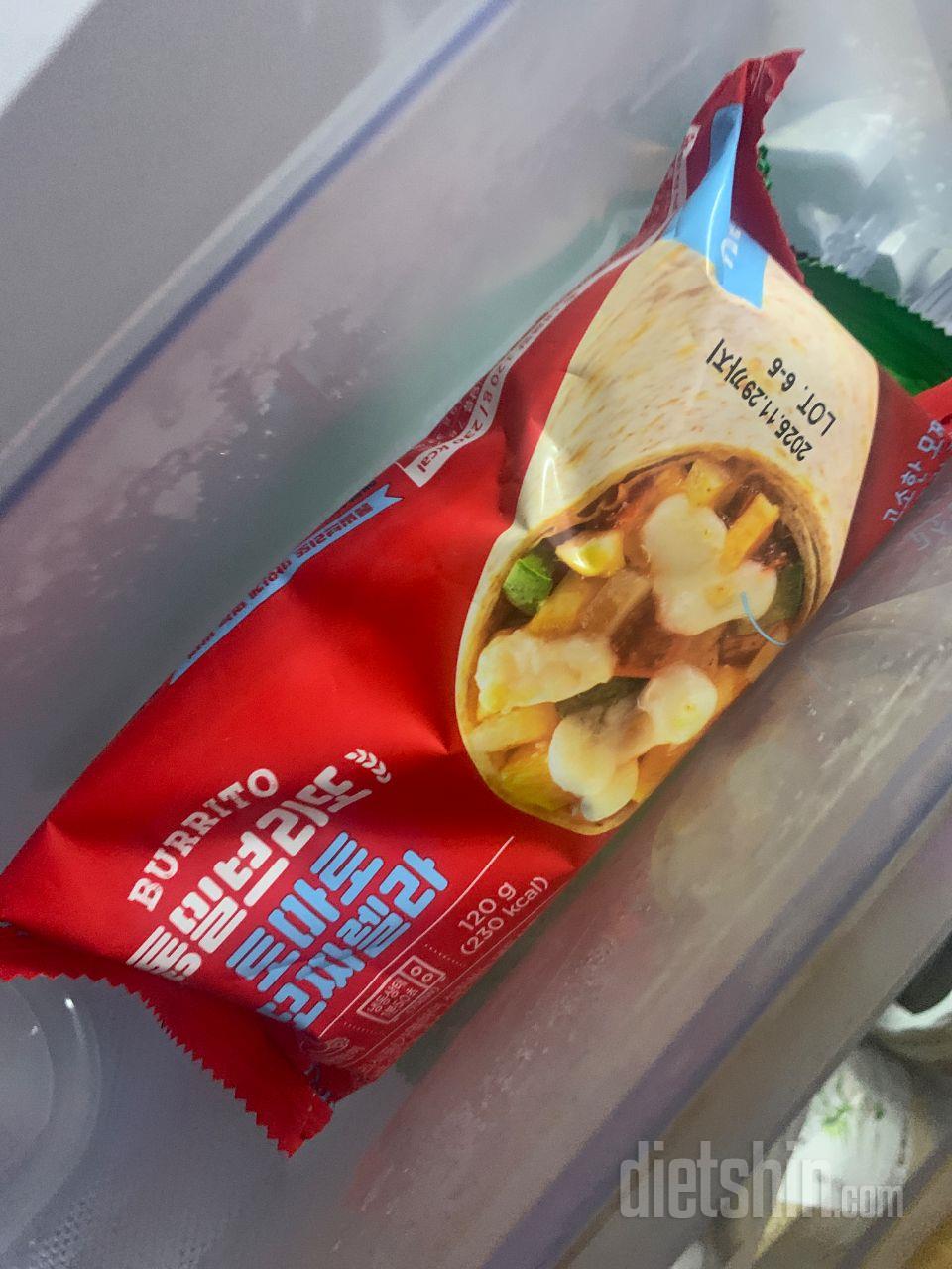 브리또를 좋아해서 시켜봤어용 ㅎㅎ 맛