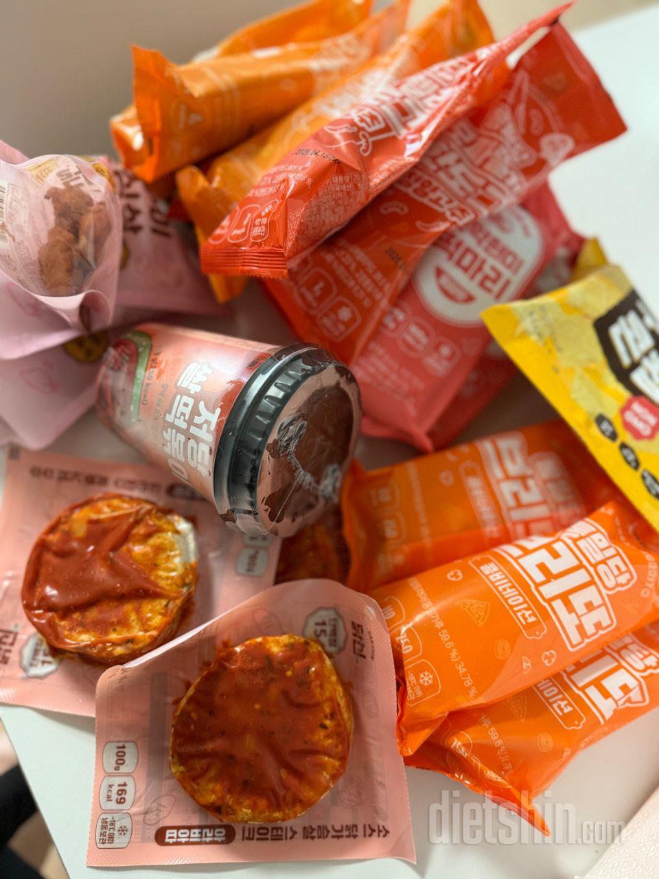 너무 맛잇어용 다이어트 입터짐 방지로