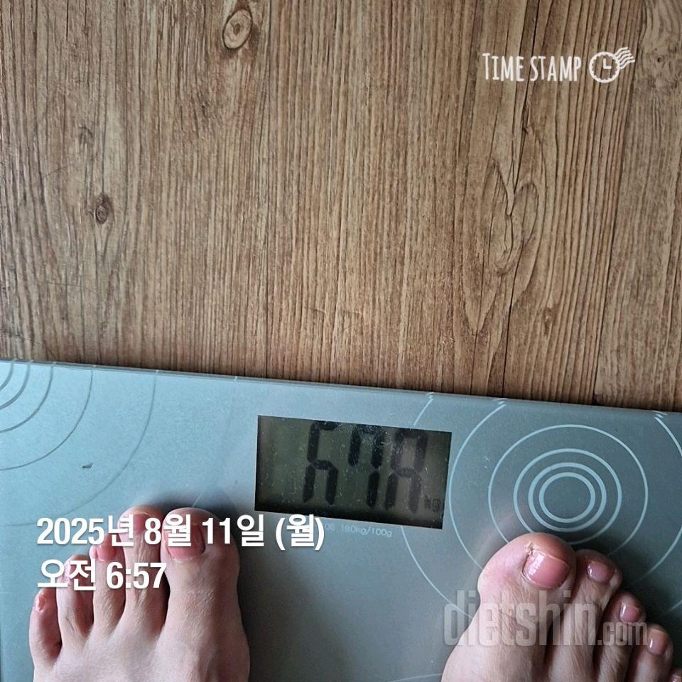 7일 아침 몸무게 재기491일차 성공!
