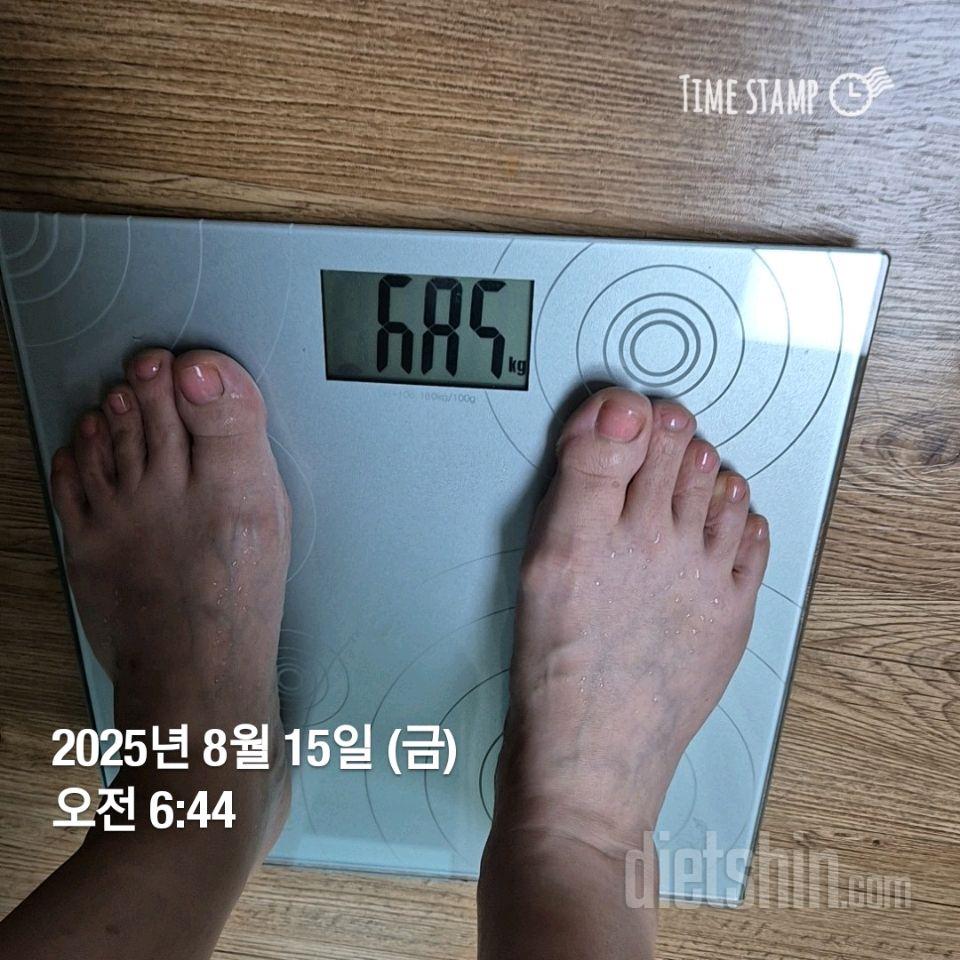 7일 아침 몸무게 재기491일차 성공!