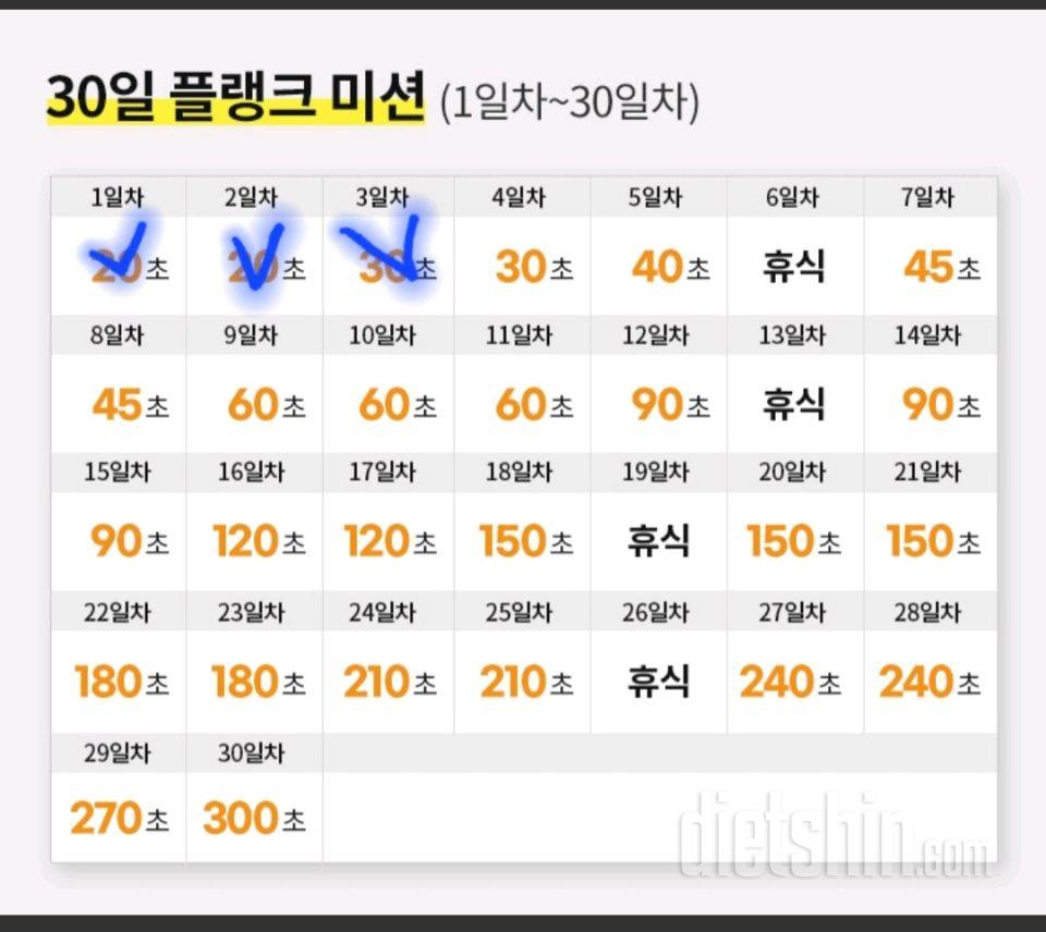 30일 플랭크33일차 성공!