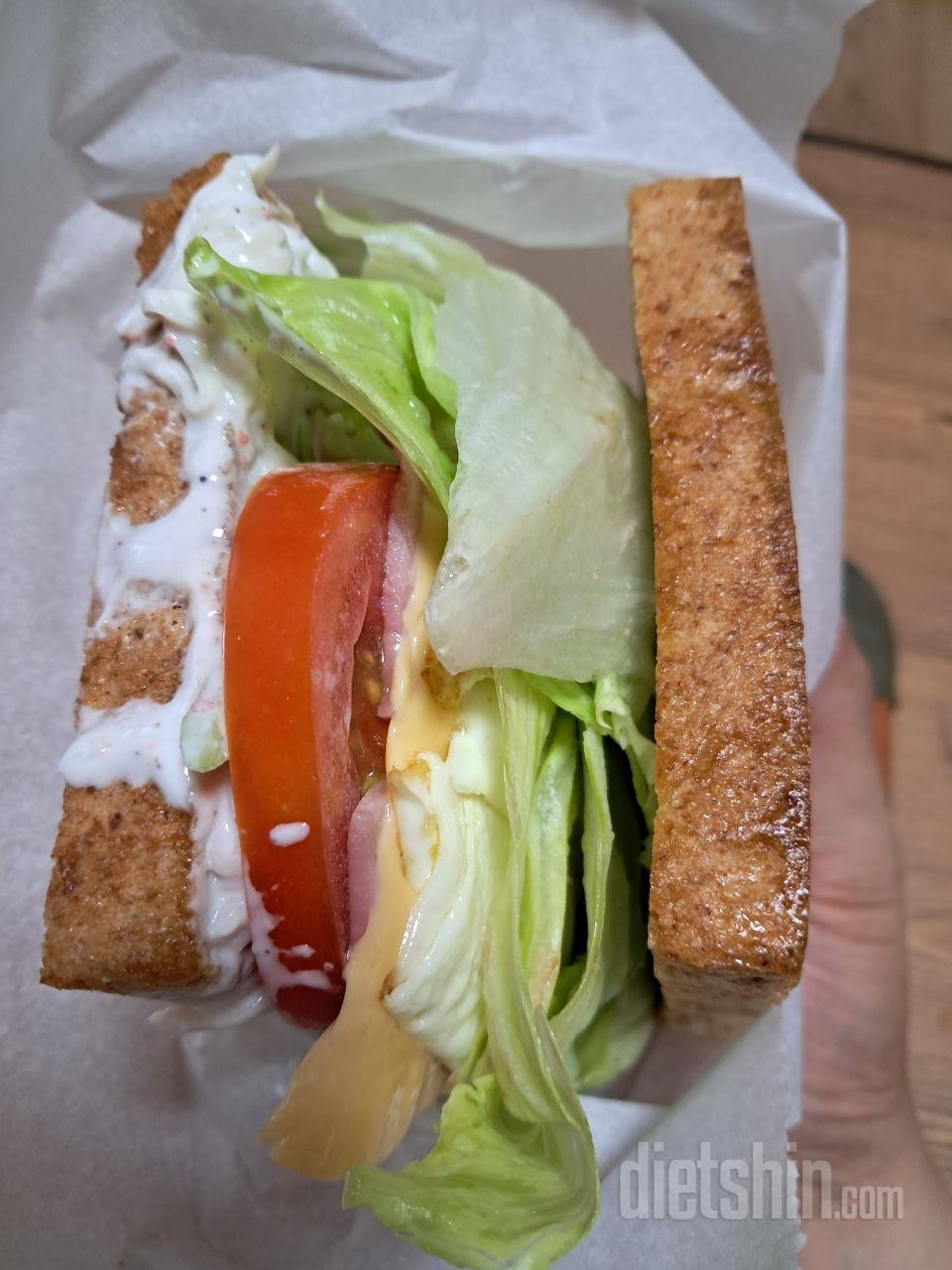 배송받은  빵을  못찍어서 받은빵으로