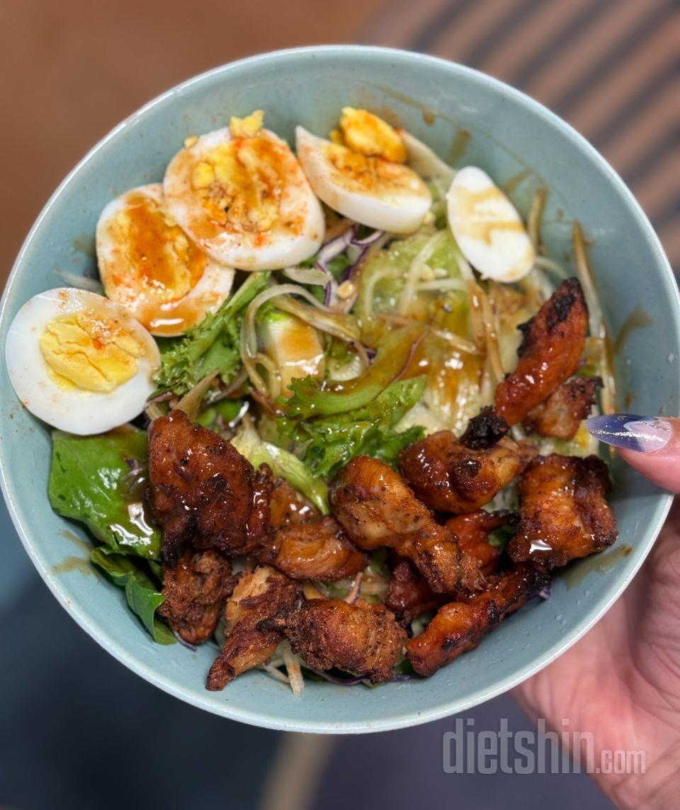 생각보다 닭가슴살에 계란을 같이 곁들