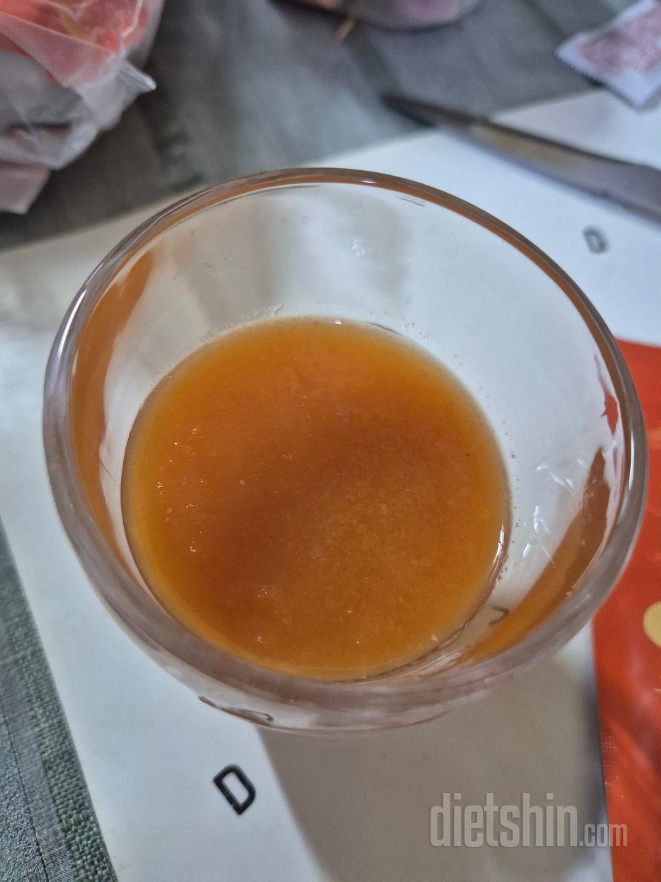 빼빼주스 14주하고 다른주스도 먹어보