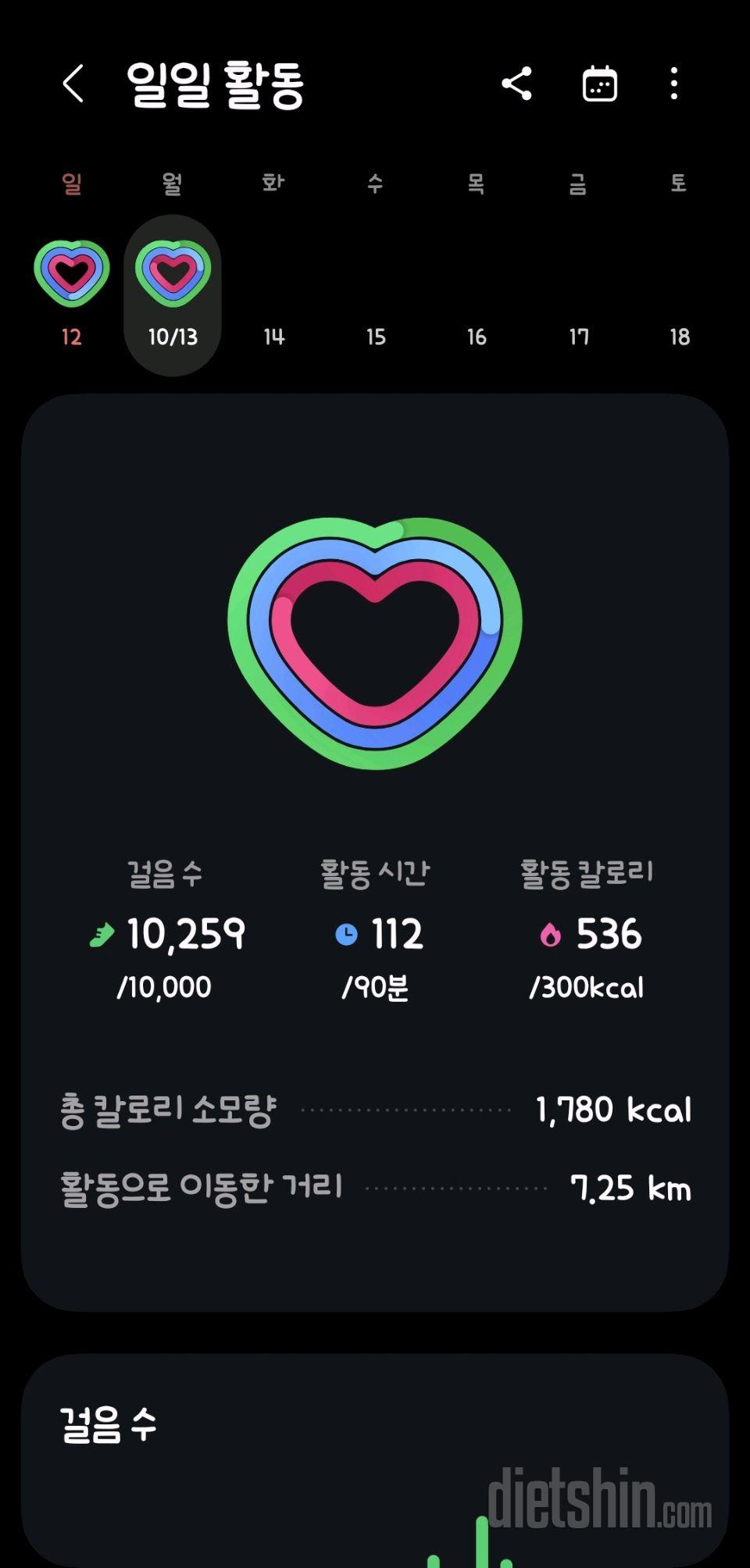 30일 만보 걷기25일차 성공!