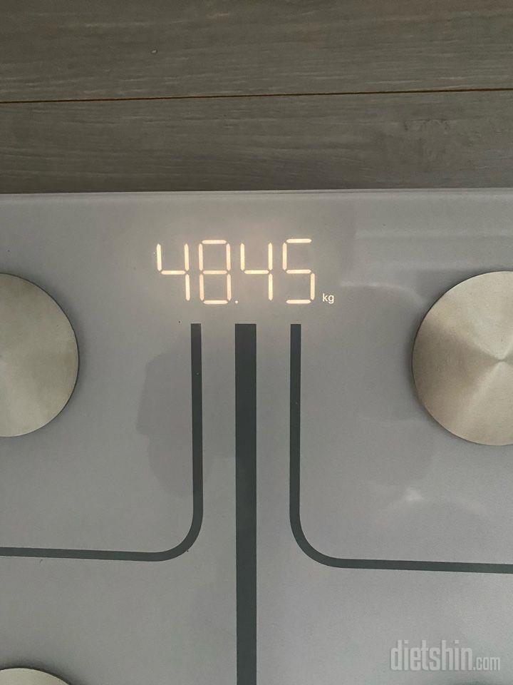 7일 아침 몸무게 재기114일차 성공!