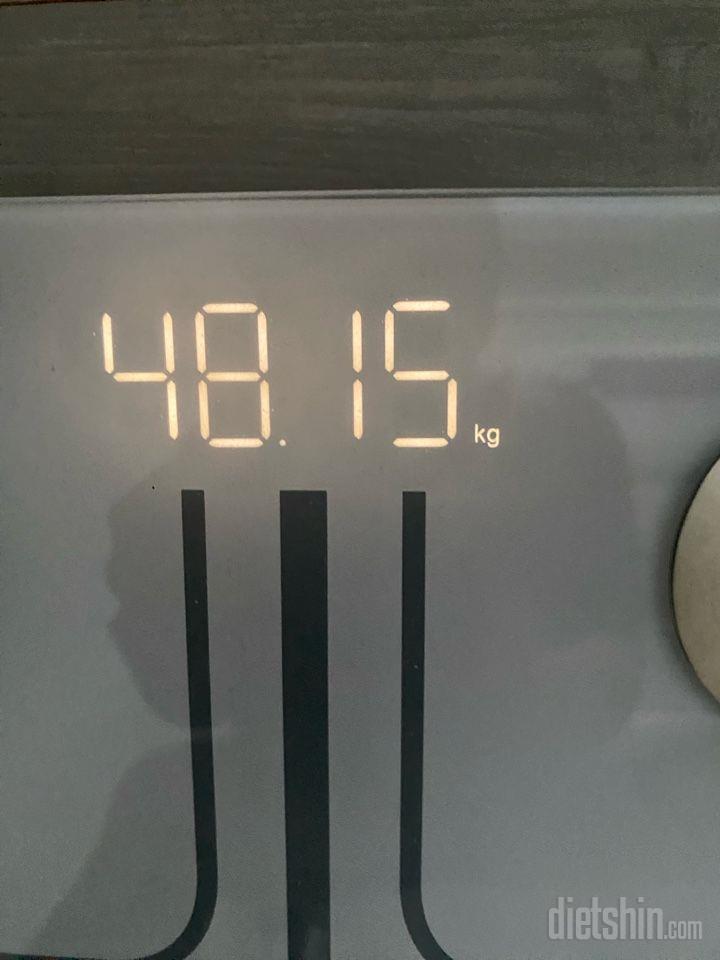 7일 아침 몸무게 재기115일차 성공!