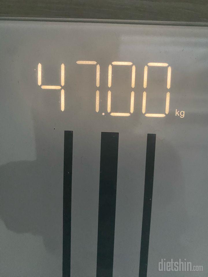 7일 아침 몸무게 재기113일차 성공!
