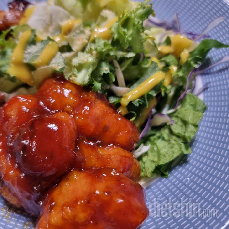 현미크런치 치킨은 진짜 고소해서 에어