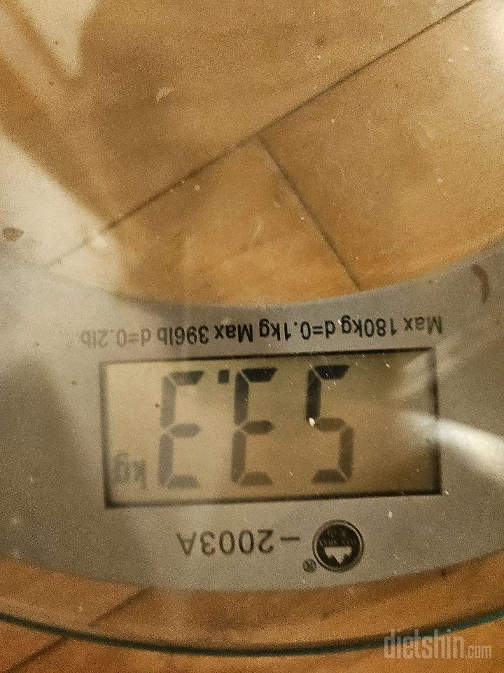 7일 아침 몸무게 재기87일차 성공!